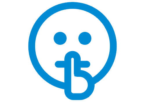 大声を出さないご協力のお願い